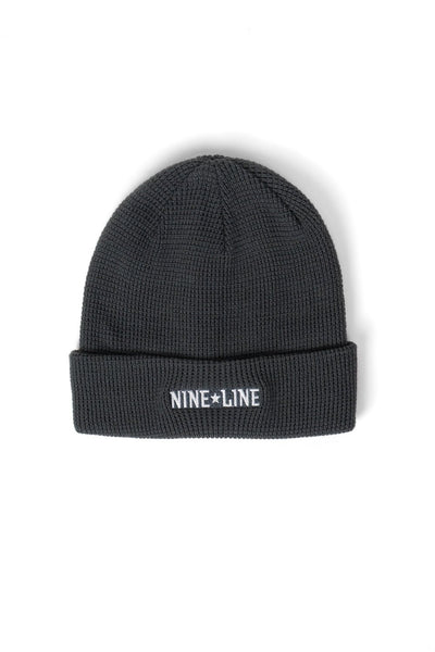 Waffle Knit Cuffed Beanie