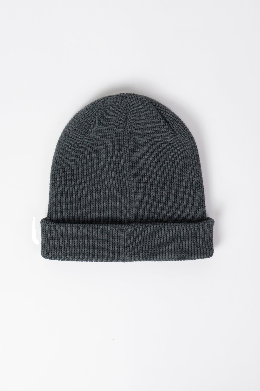 Waffle Knit Cuffed Beanie