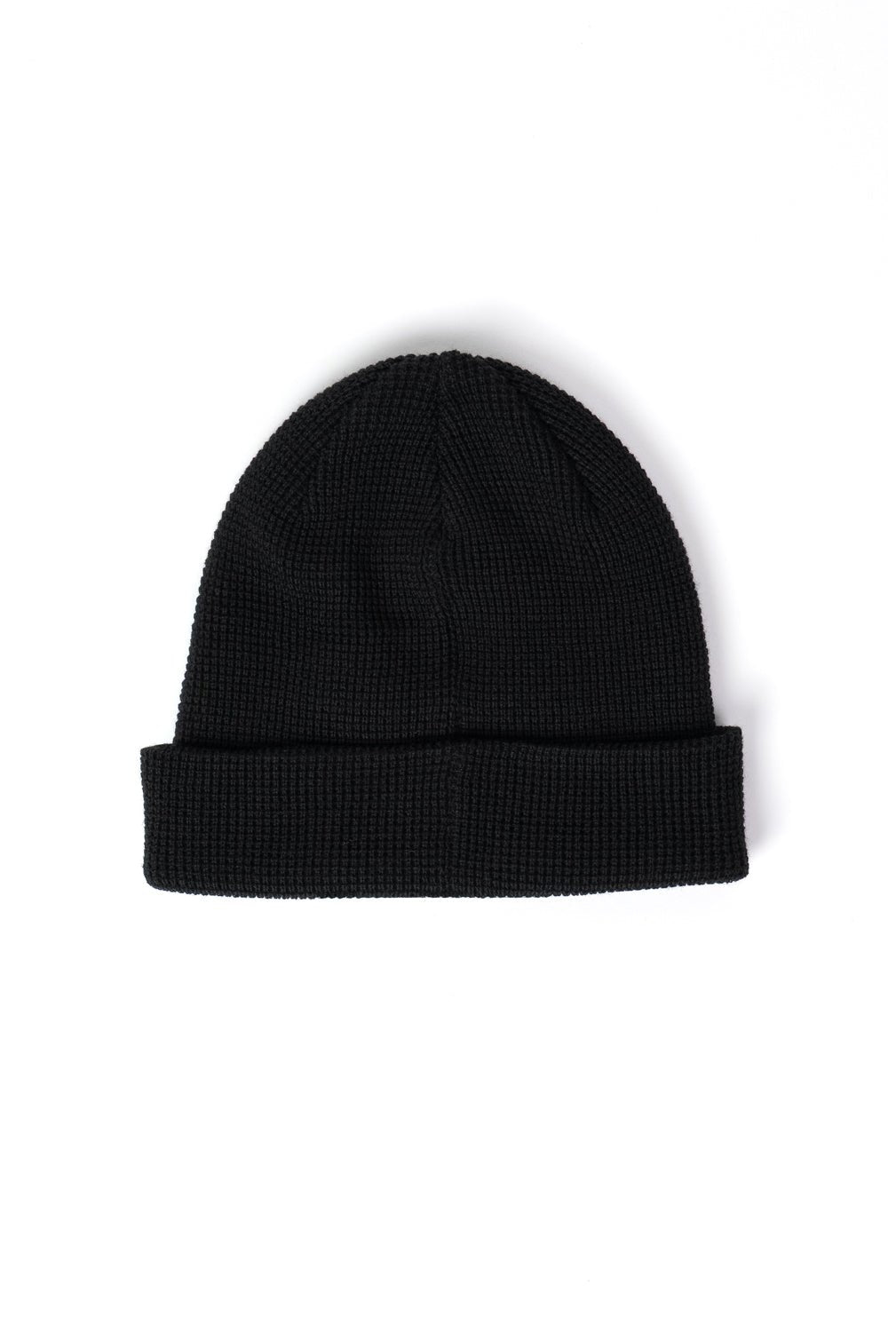Waffle Knit Cuffed Beanie