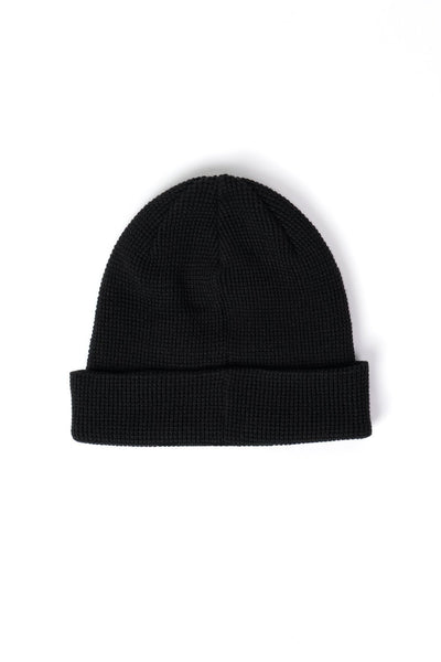 Waffle Knit Cuffed Beanie