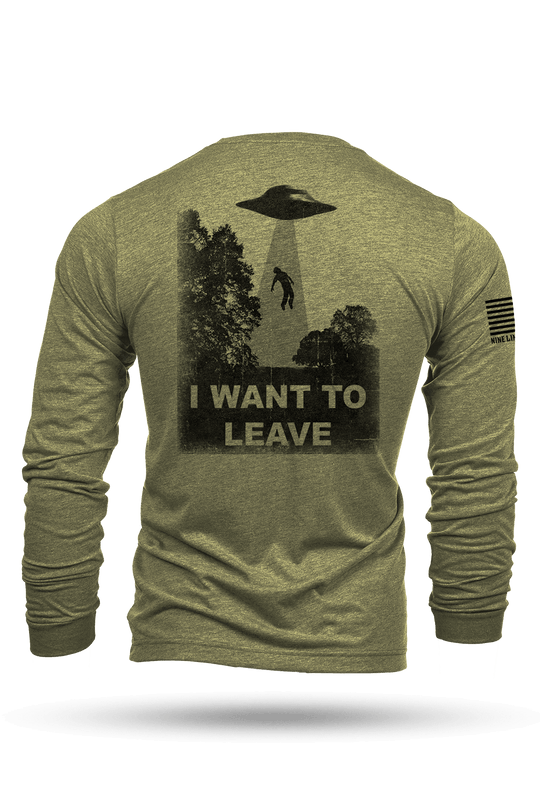 Want To Leave - Long - Sleeve Shirt