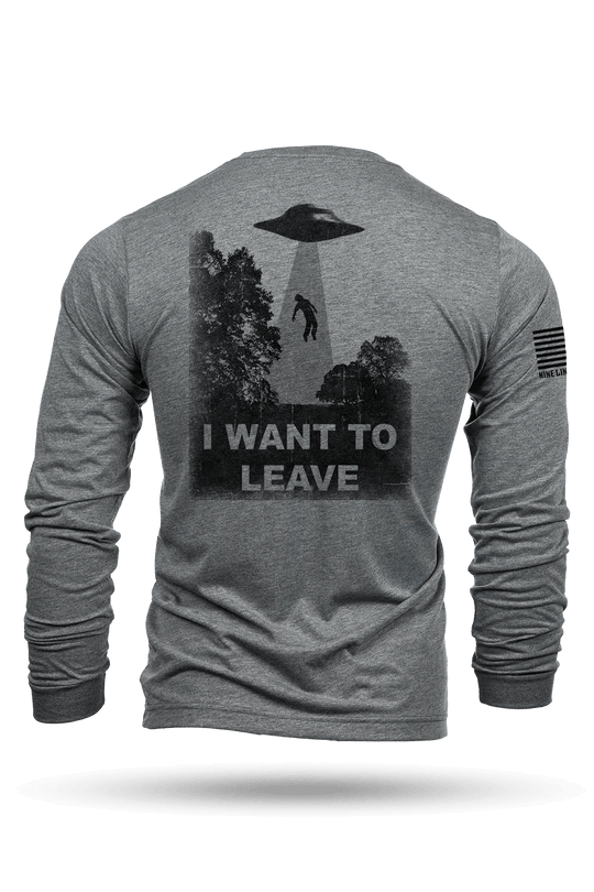 Want To Leave - Long - Sleeve Shirt