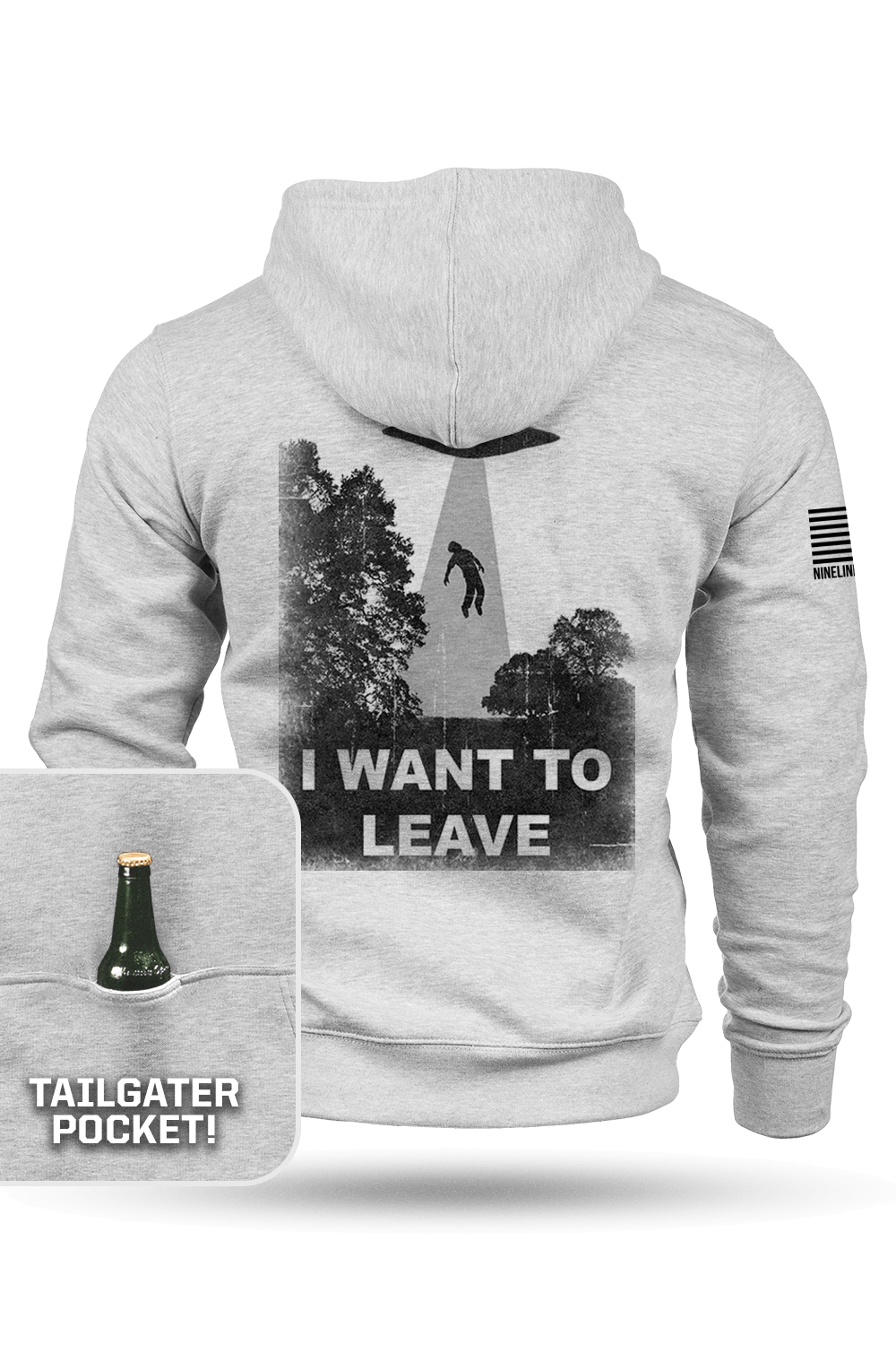 Want To Leave - Tailgater Hoodie