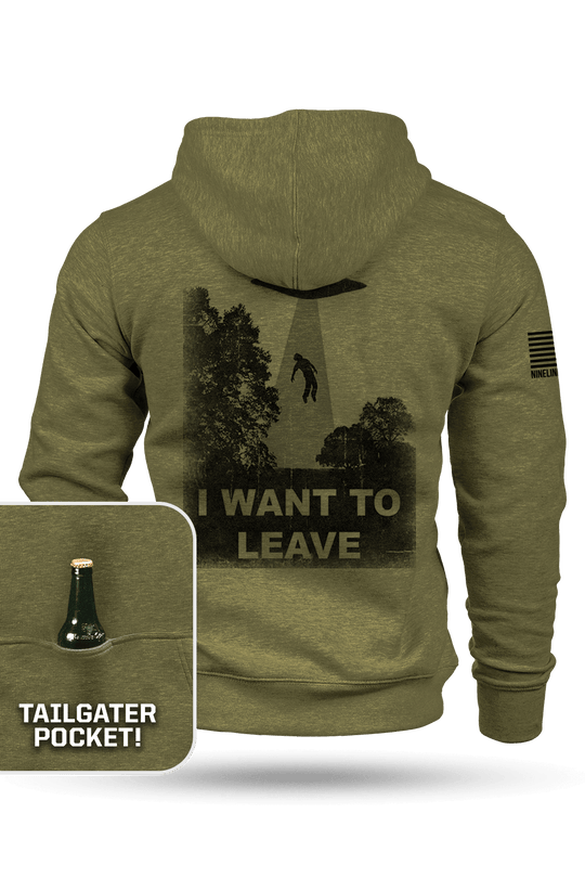 Want To Leave - Tailgater Hoodie
