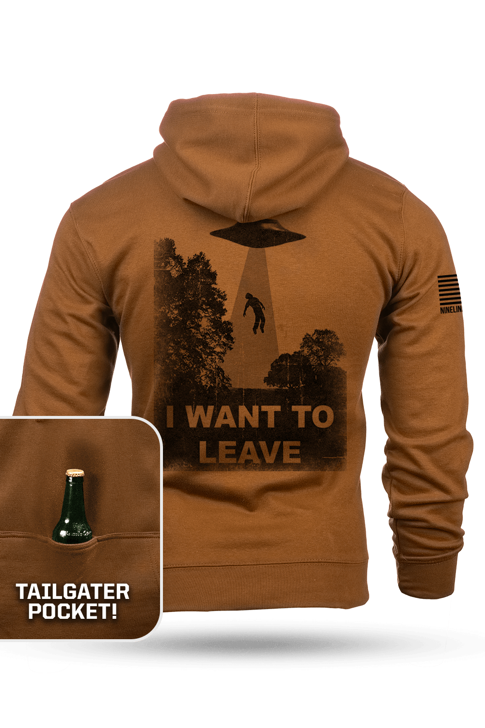 Want To Leave - Tailgater Hoodie