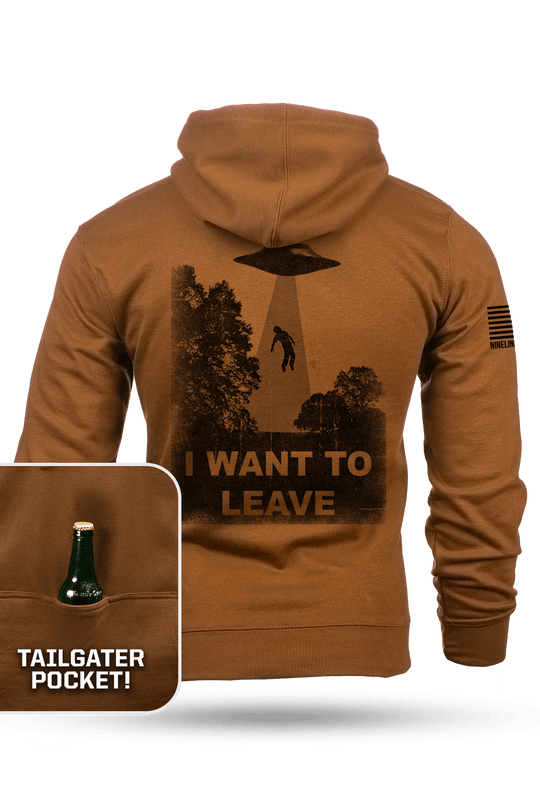 Want To Leave - Tailgater Hoodie