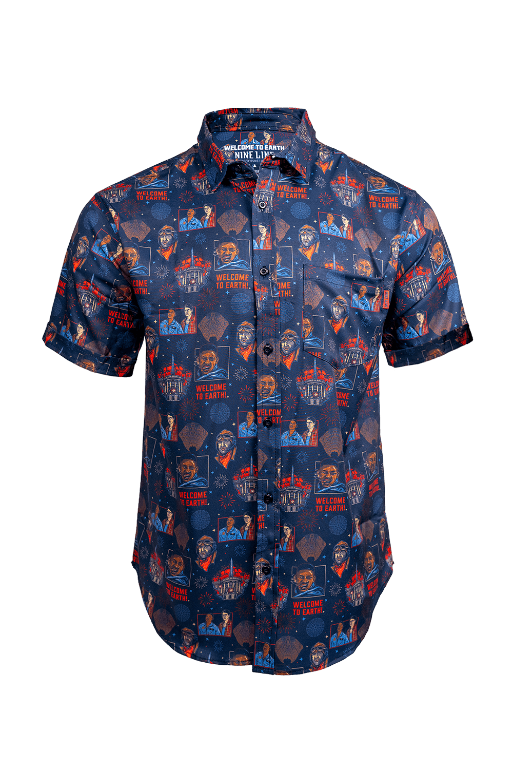 Welcome to Earth - Short Sleeve Button Down