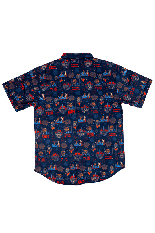 Welcome to Earth - Short Sleeve Button Down