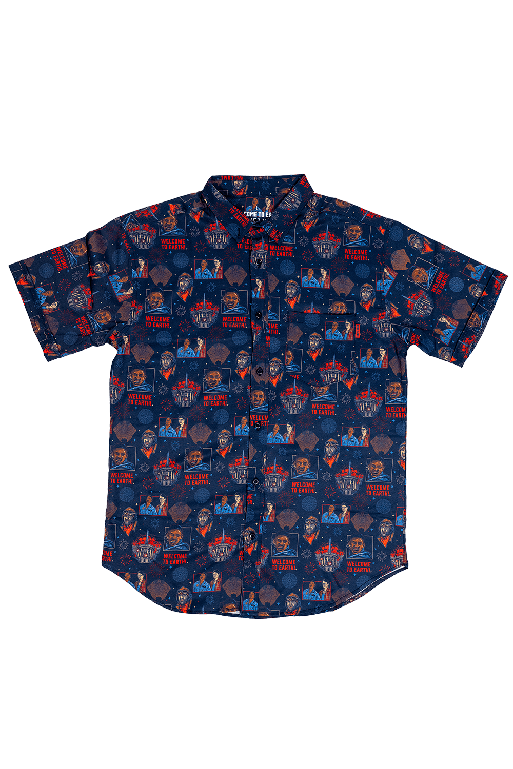 Welcome to Earth - Short Sleeve Button Down