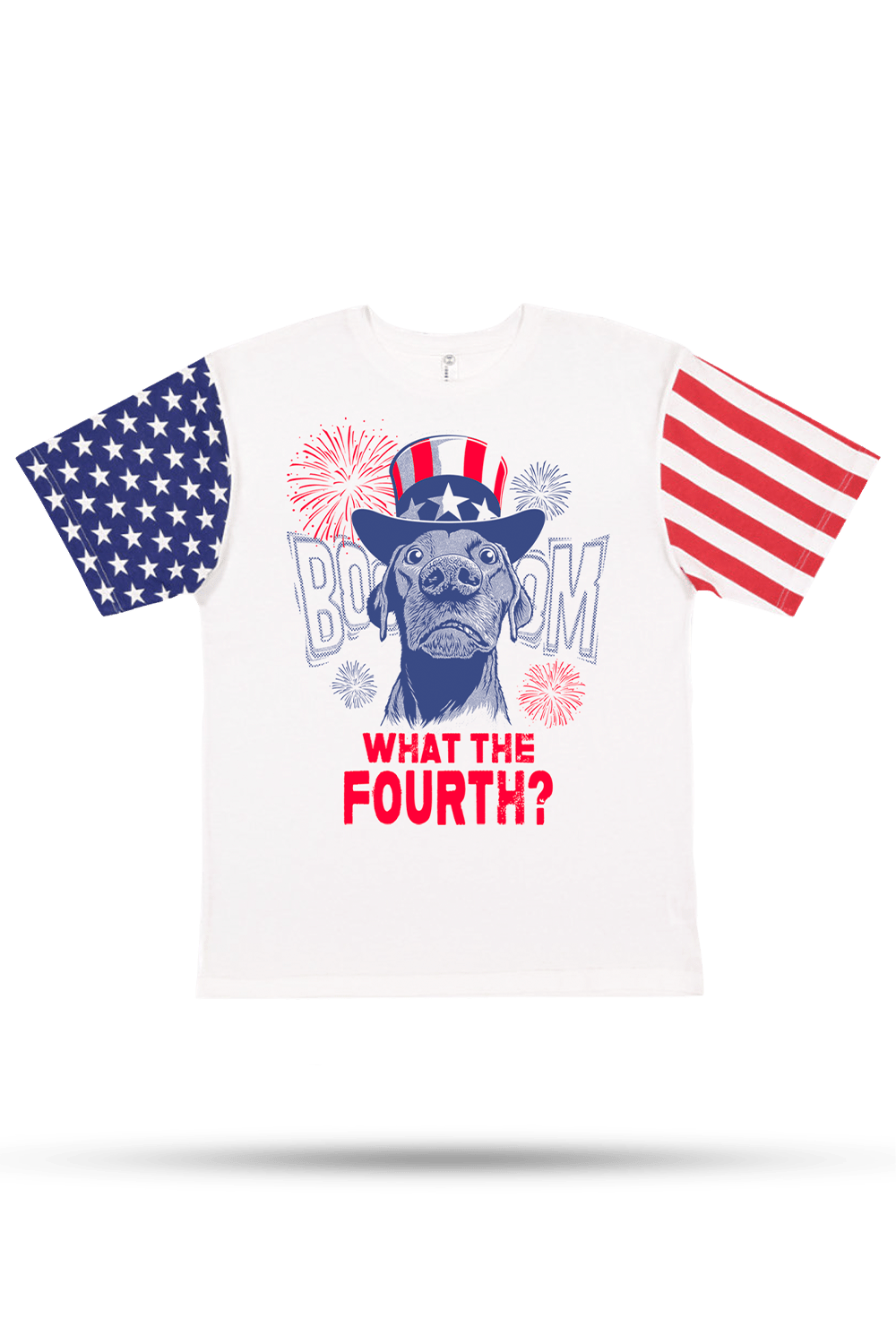 What the Fourth?! - Freedom Sleeves - T-Shirt
