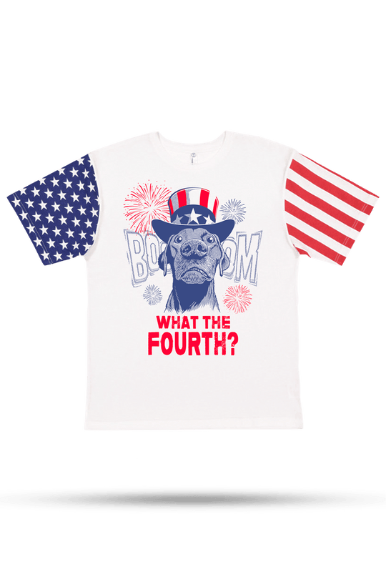 What the Fourth?! - Freedom Sleeves - T-Shirt