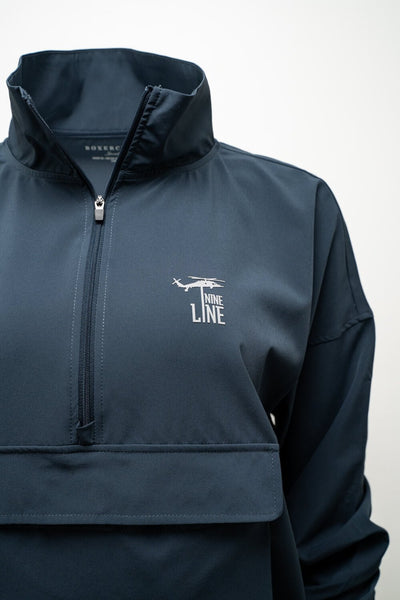 Women's 1/4 Zip Pullover Jacket - Silicone Logo