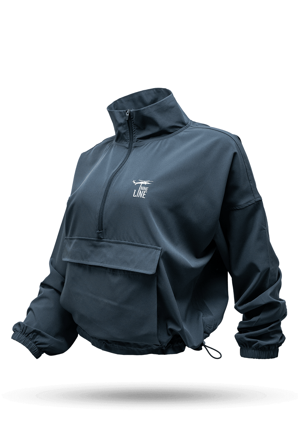 Women's 1/4 Zip Pullover Jacket - Silicone Logo
