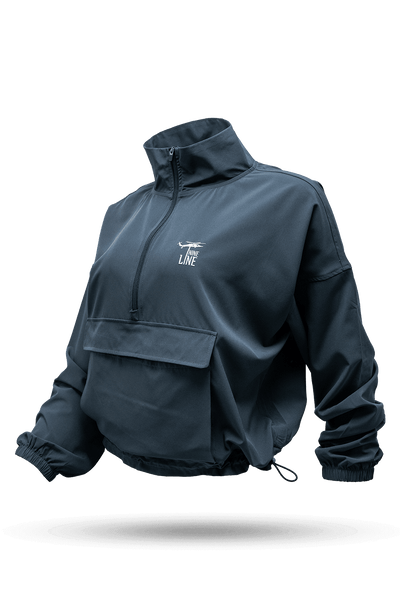 Women's 1/4 Zip Pullover Jacket - Silicone Logo