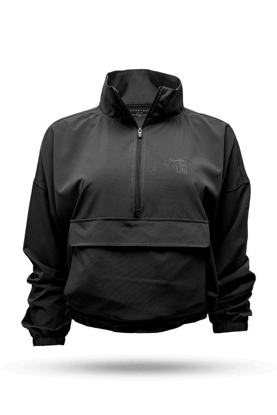 Women's 1/4 Zip Pullover Jacket - Silicone Logo