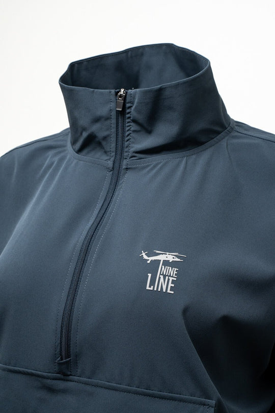 Women's 1/4 Zip Pullover Jacket - Silicone Logo