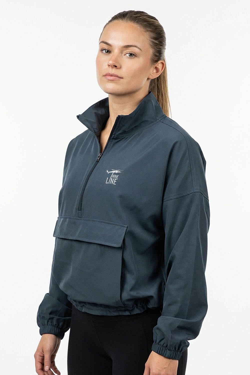 Women's 1/4 Zip Pullover Jacket - Silicone Logo