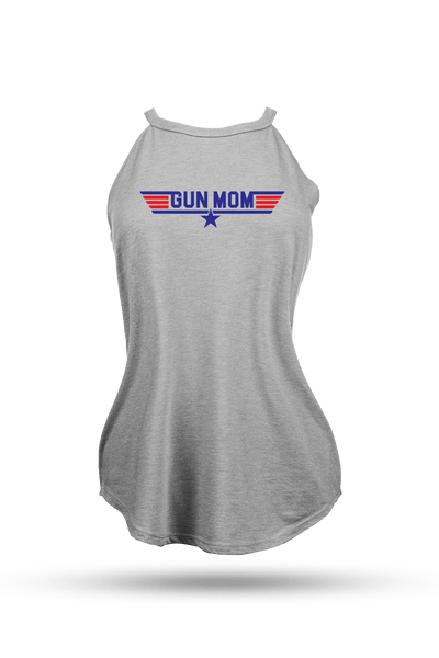 Women's Halter Tank Top - GUN MOM