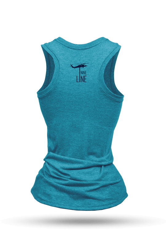 Women's Racerback Tank - BEACH SHARK