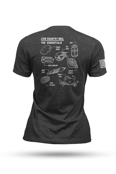 Women's T-Shirt - Low Country Boil Schematic