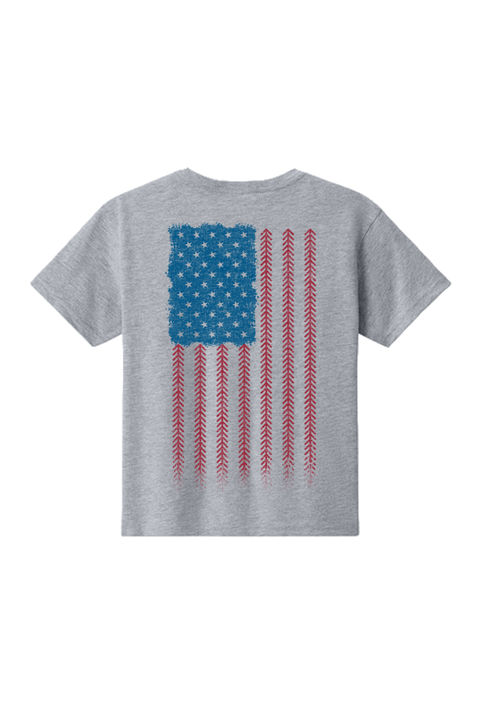 Baseball Flag - Youth Heavyweight Tee