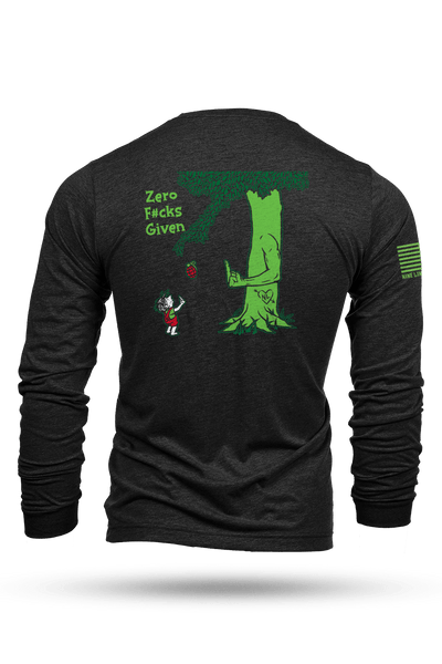 Zero Fcks Given Tree - Long-Sleeve Shirt