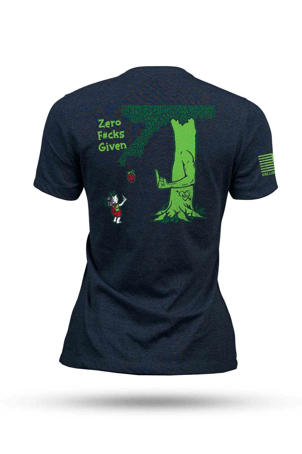 Zero Fcks Given Tree - Women's T-Shirt
