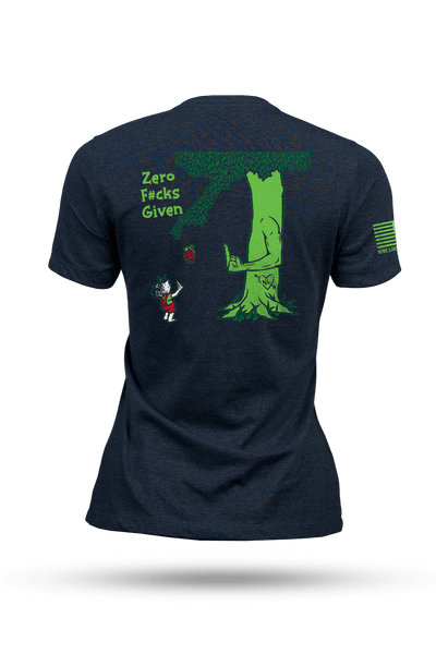 Zero Fcks Given Tree - Women's T-Shirt