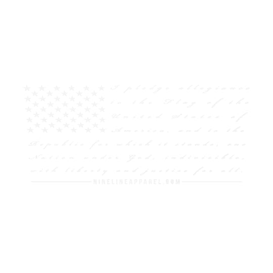 Vinyl Decal - The Pledge