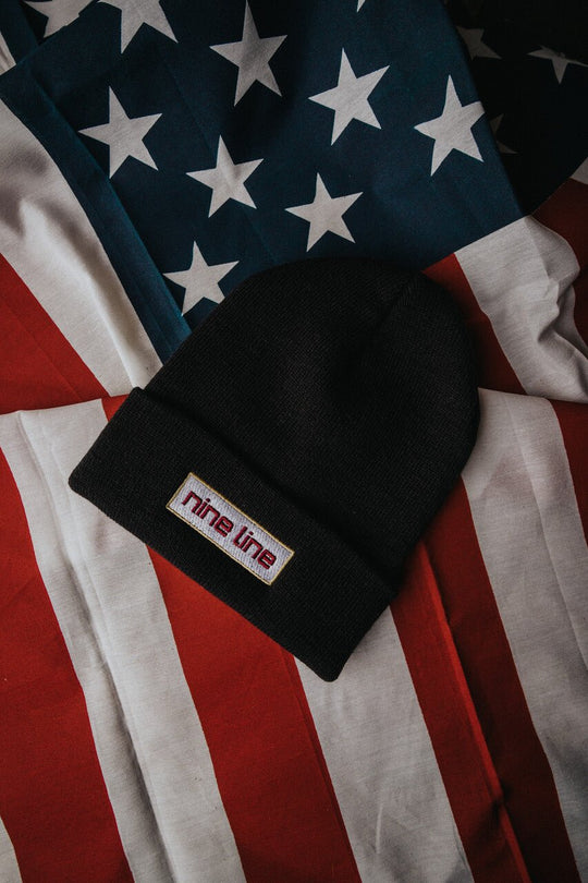 American Made Knit Cuffed Beanie - Nine Line Apparel