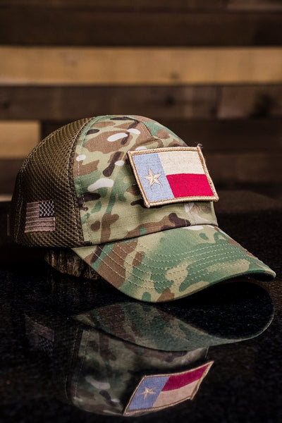 American Made Mesh Back Hat with Patch - Nine Line Apparel