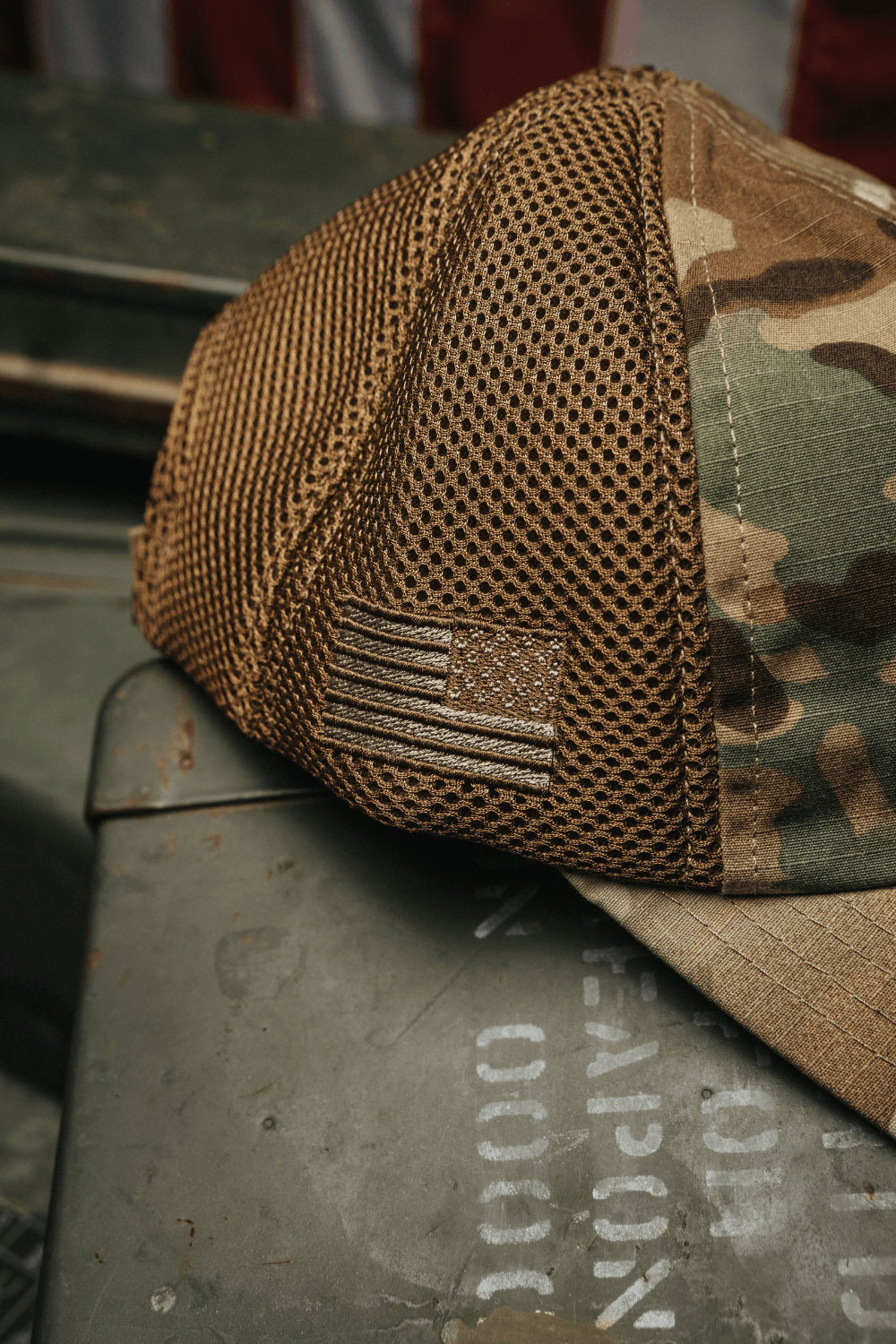 American Made Mesh Back Multicam Hat - Nine Line Apparel