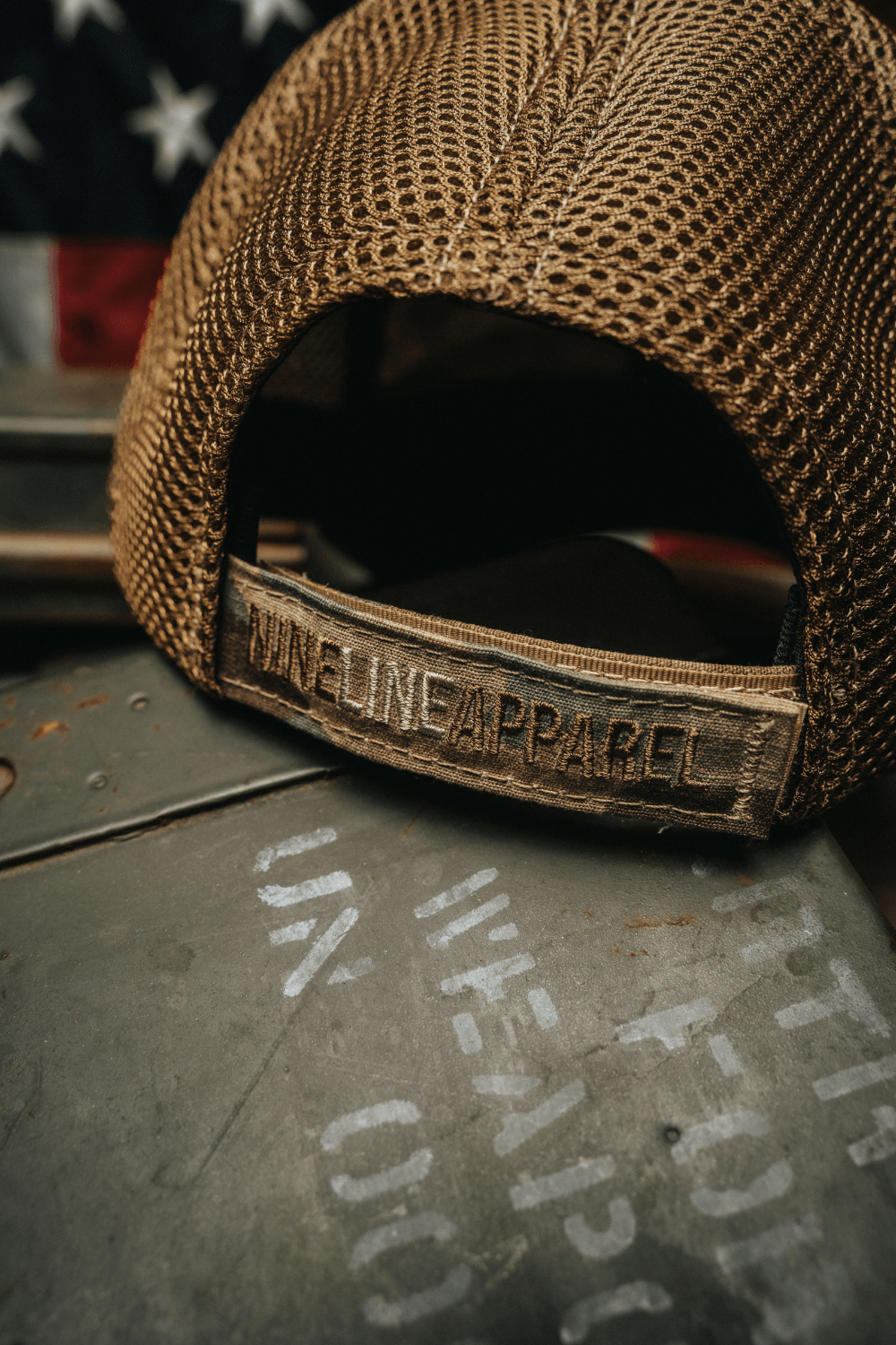 American Made Mesh Back Multicam Hat - Nine Line Apparel