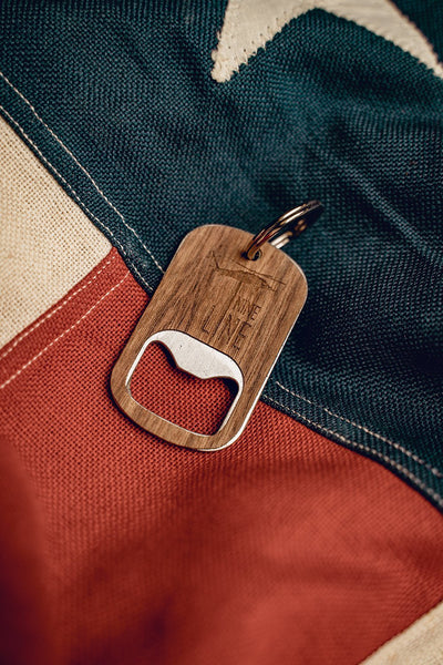 American Made Wooden Keychain Bottle Opener - Nine Line Apparel