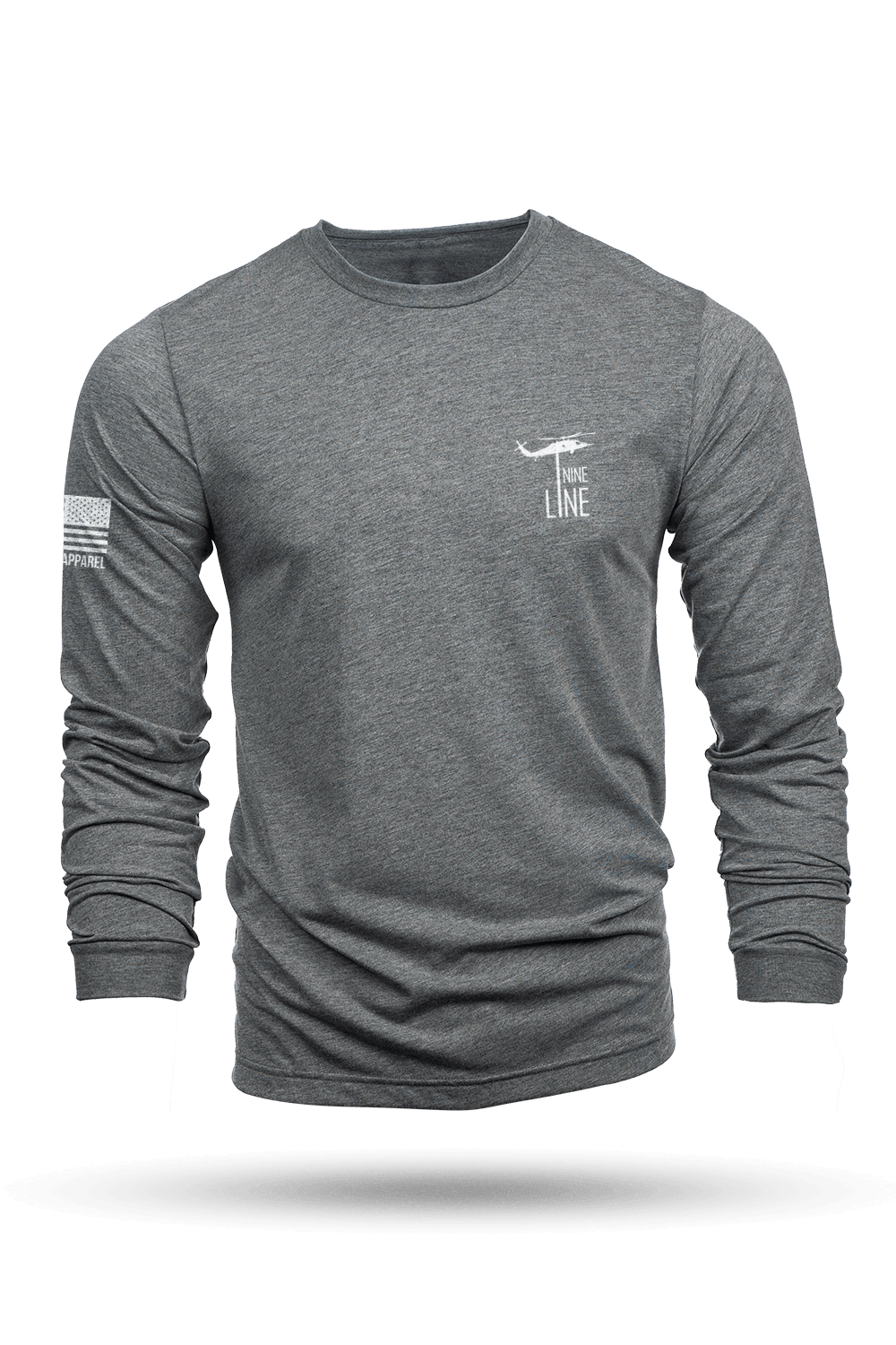 Athletic Long-Sleeve T-Shirt 3-Pack - Core Cool Colors - Nine Line Apparel