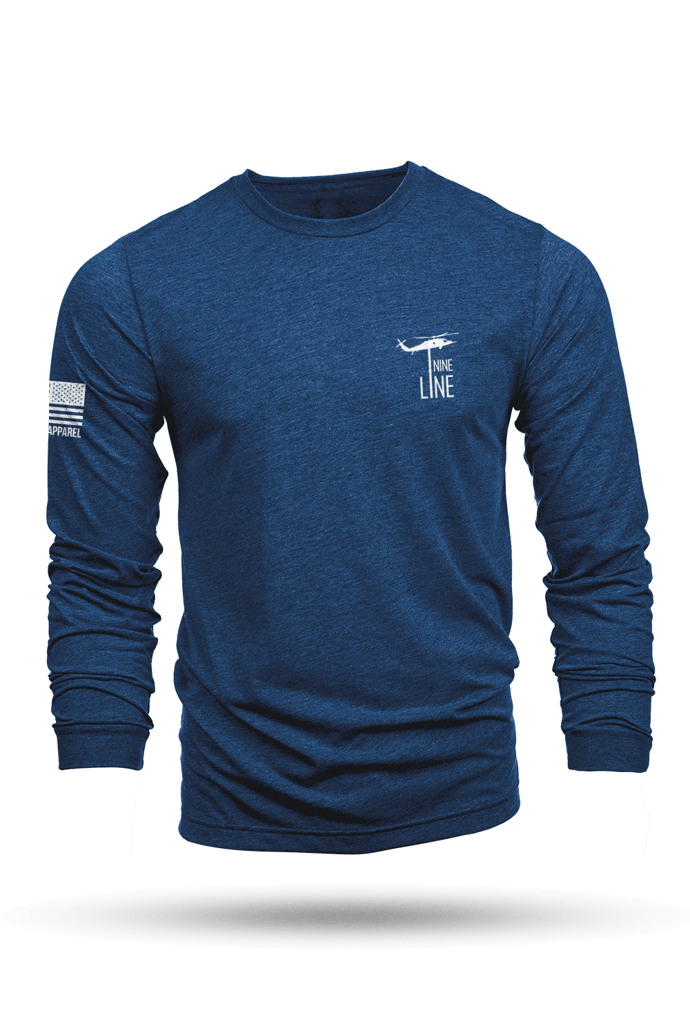 Athletic Long-Sleeve T-Shirt 3-Pack - Core Cool Colors - Nine Line Apparel