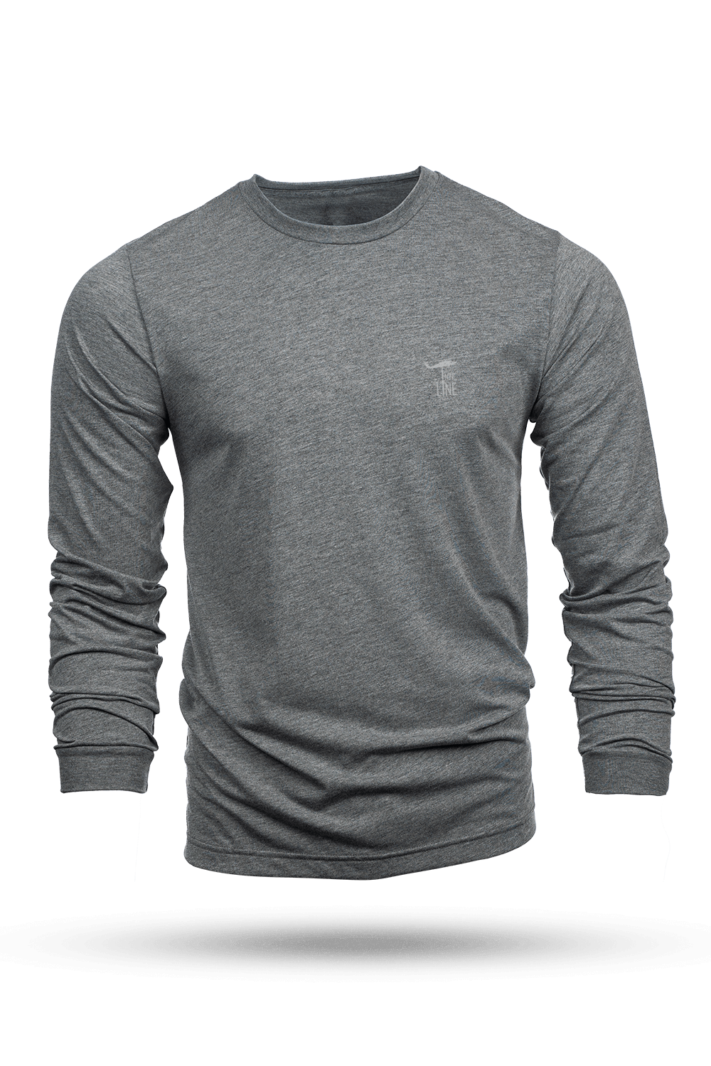 Athletic Long-Sleeve T-Shirt with Nine Logo in Reflective Athletic Long-Sleeve T-Shirt with Nine Logo in Reflective