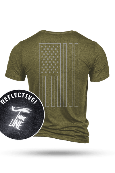 Athletic T-Shirt - Reflective - Core America - Nine Line Apparel