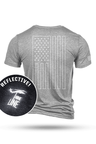 Athletic T-Shirt - Reflective - Core America - Nine Line Apparel