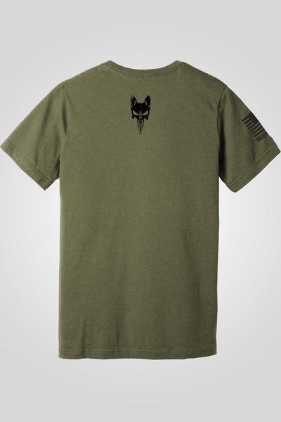 Boyfriend Fit Premium T-Shirt - Drink Coffee Pet Dogs - Nine Line Apparel