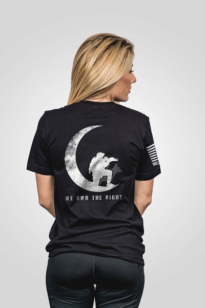 Boyfriend Fit T-Shirt - We Own the Night - Nine Line Apparel