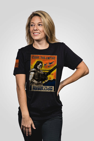 Boyfriend Fit T-Shirt - Welcome to the Rebellion - Fight - Nine Line Apparel