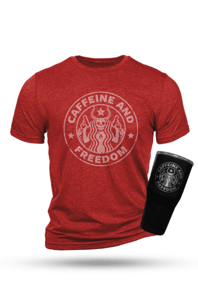 Caffeine & Freedom Bundle - Nine Line Apparel