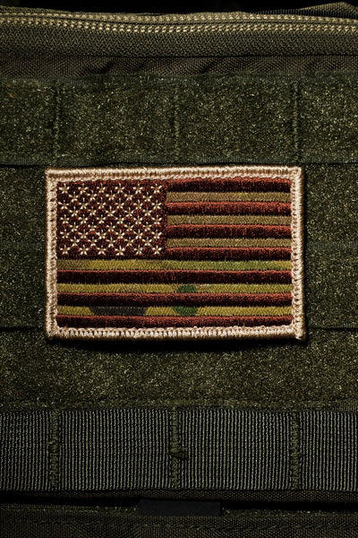 Camo American Flag Patch - Nine Line Apparel