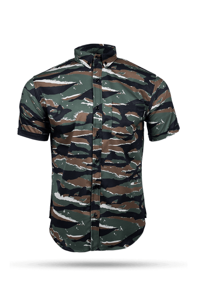 Casual Button Down Shirt - Camo Collection - Nine Line Apparel