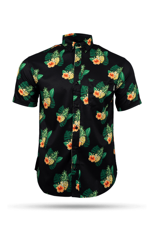 Casual Button Down Shirt - Pineapple Grenade Collection - Nine Line Apparel