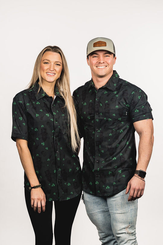 Casual Button Down Shirt - St. Patrick's Day 2022 LIMITED EDITION [ON SALE] - Nine Line Apparel