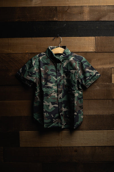 Casual Button Down Shirt - Youth Collection - Nine Line Apparel