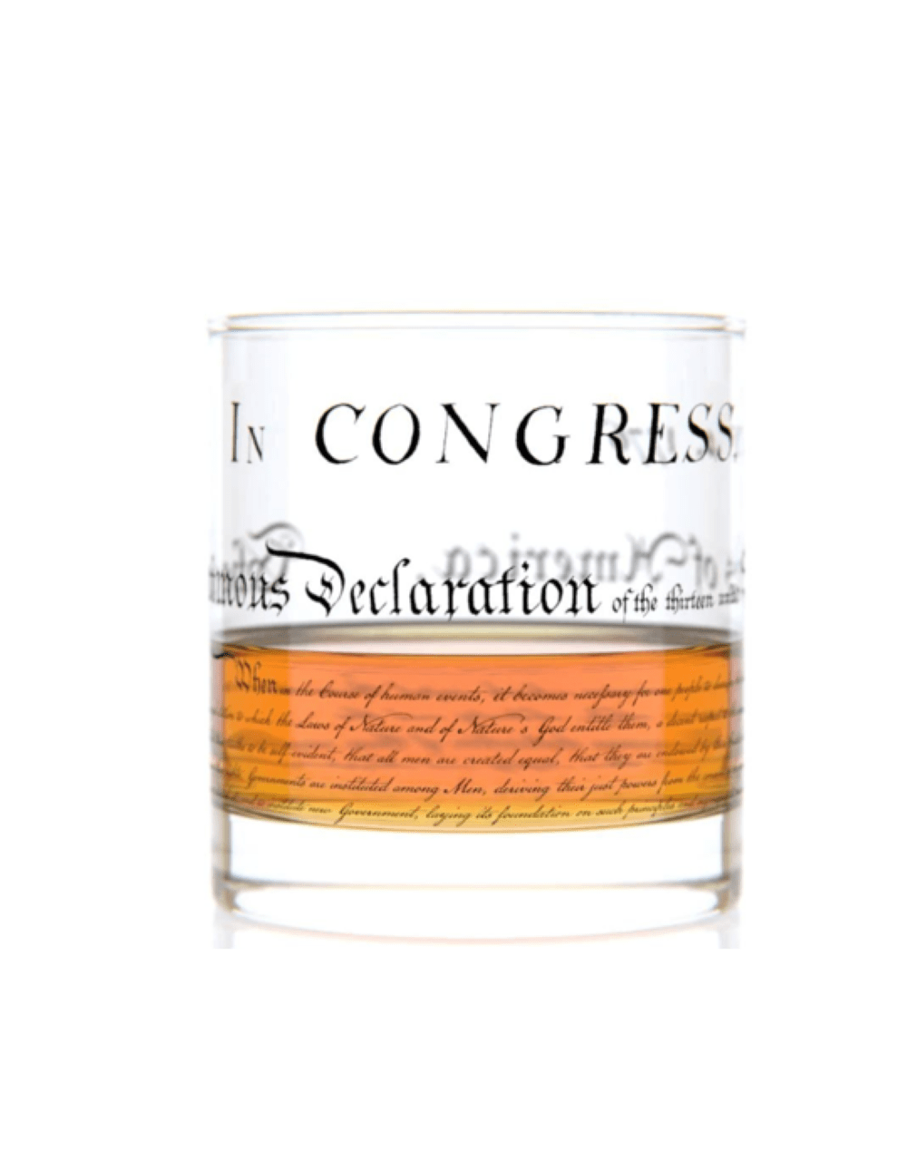 Declaration Whiskey Glass - Nine Line Apparel