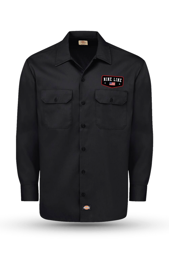 Dickies Long Sleeve Patch Shirts - Nine Line Apparel